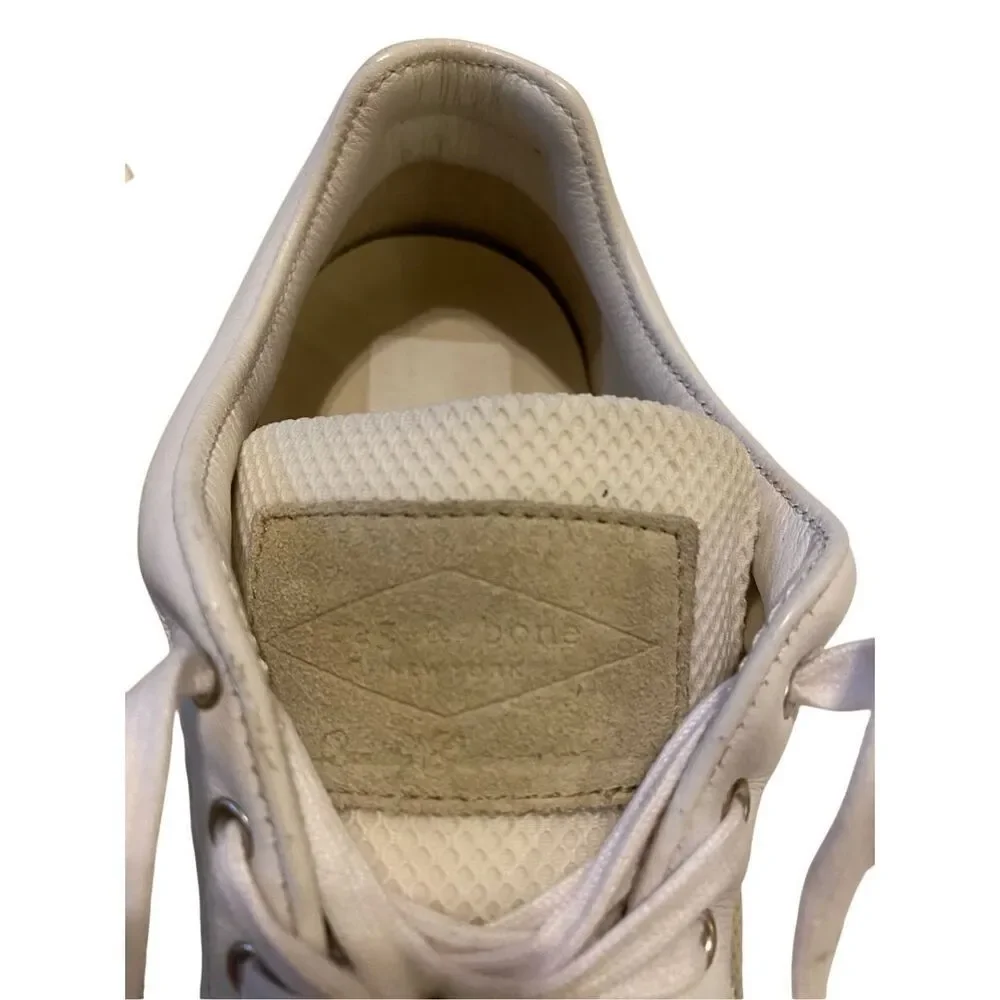 Rag And Bone Womens Low Top Kent Leather Mesh Sneakers Shoes School